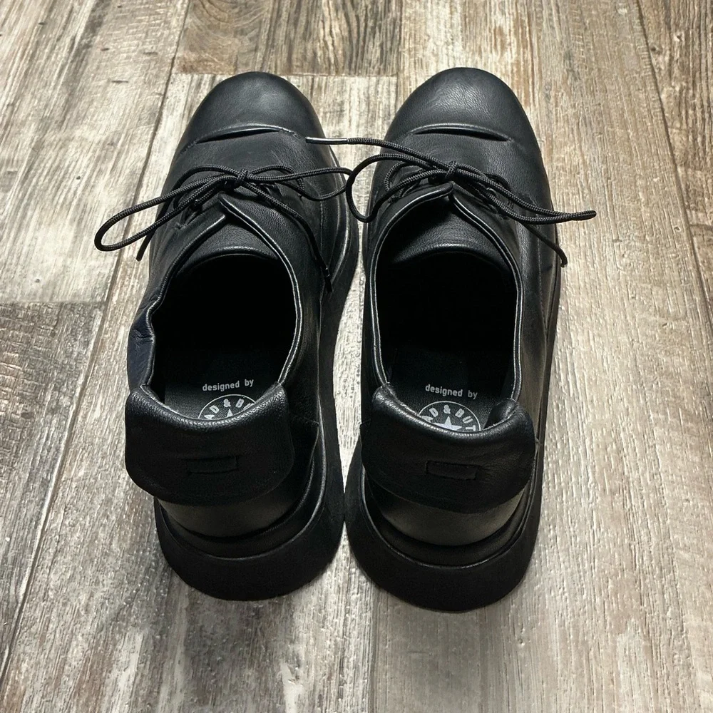 Black Leather Women’s Shoes EUR Size 38=US Size 7.5